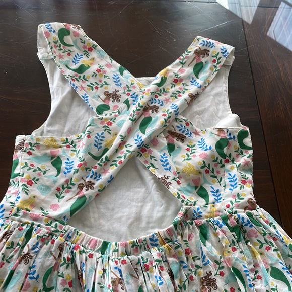 Adorable little girls mermaid dress perfect for warm summer days! 100%cotton - Picture 3 of 4